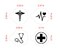 Medical Symbols Cookie Stencil Set | C992 by Designer Stencils |